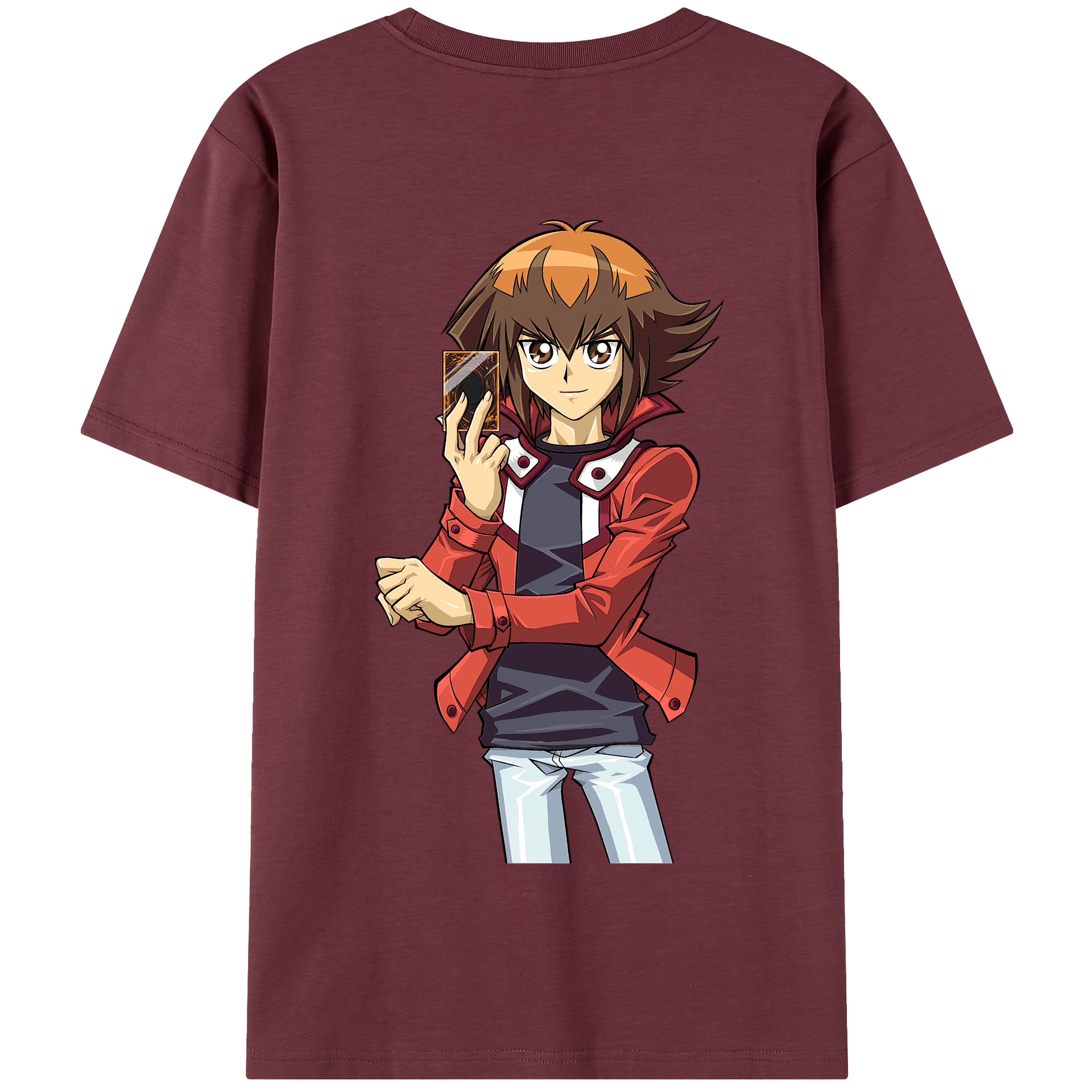 （画像用） 遊☆戯☆王 Yu-Gi-Oh! 綿100％半袖Tシャツ（背面プリント）